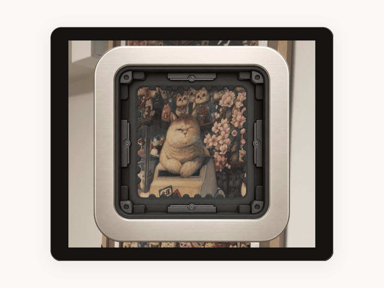 Take a Stick live camera viewfinder with postage stamp frame